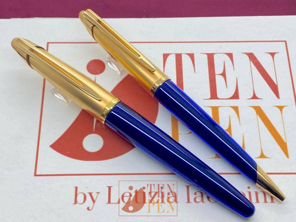 WATERMAN EDSON SAPPHIRE BLUE FP AND BP | Tenpen - By Letizia Iacopini